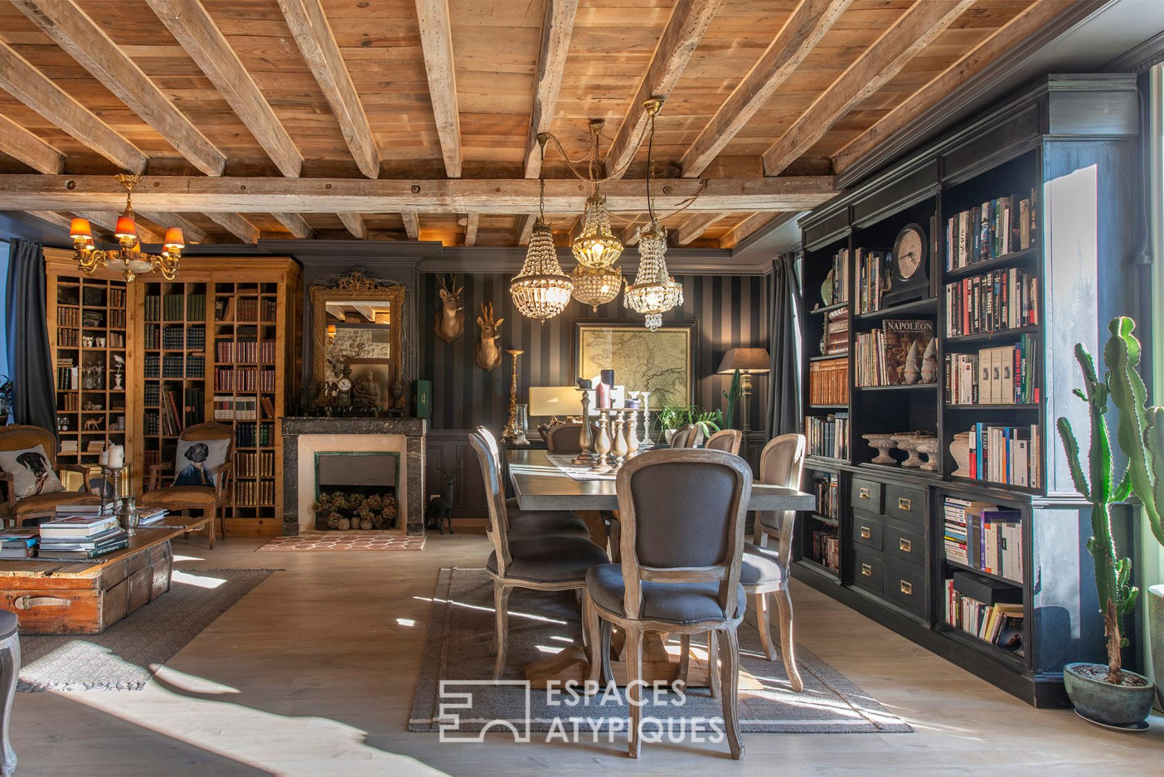 Charming renovated farmhouse with outbuildings and bucolic garden