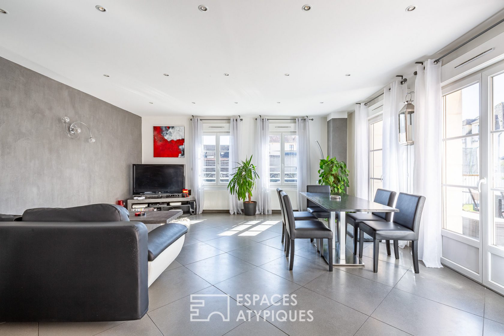 appartement en centre-ville avec terrasse