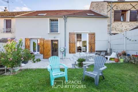 Maison de ville rénovée avec jardin