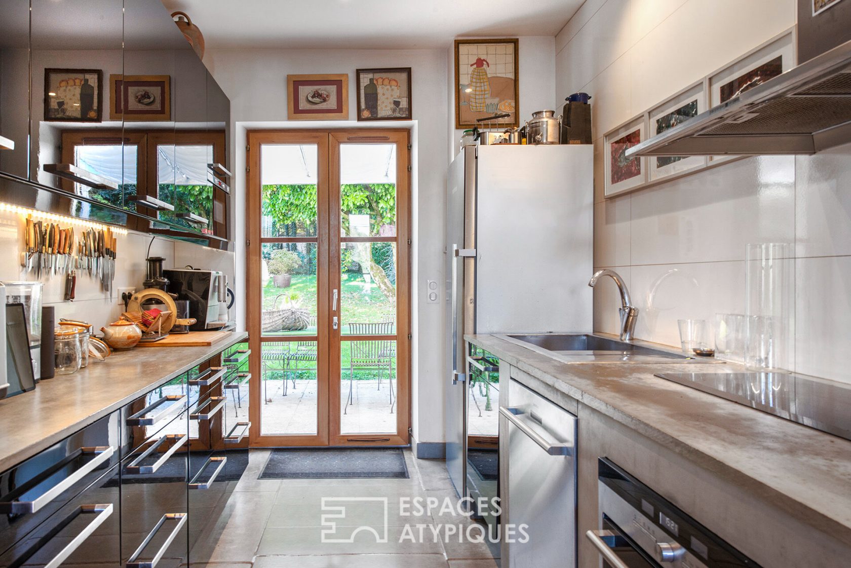 Character house with natural swimming pool and outbuilding