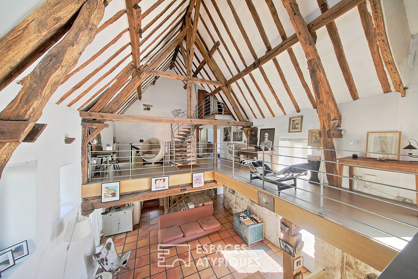 Charming renovated house with stream and garden