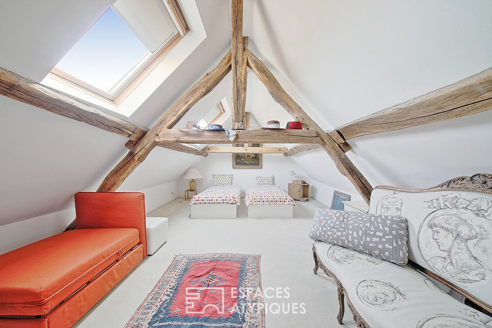 Charming renovated house with stream and garden
