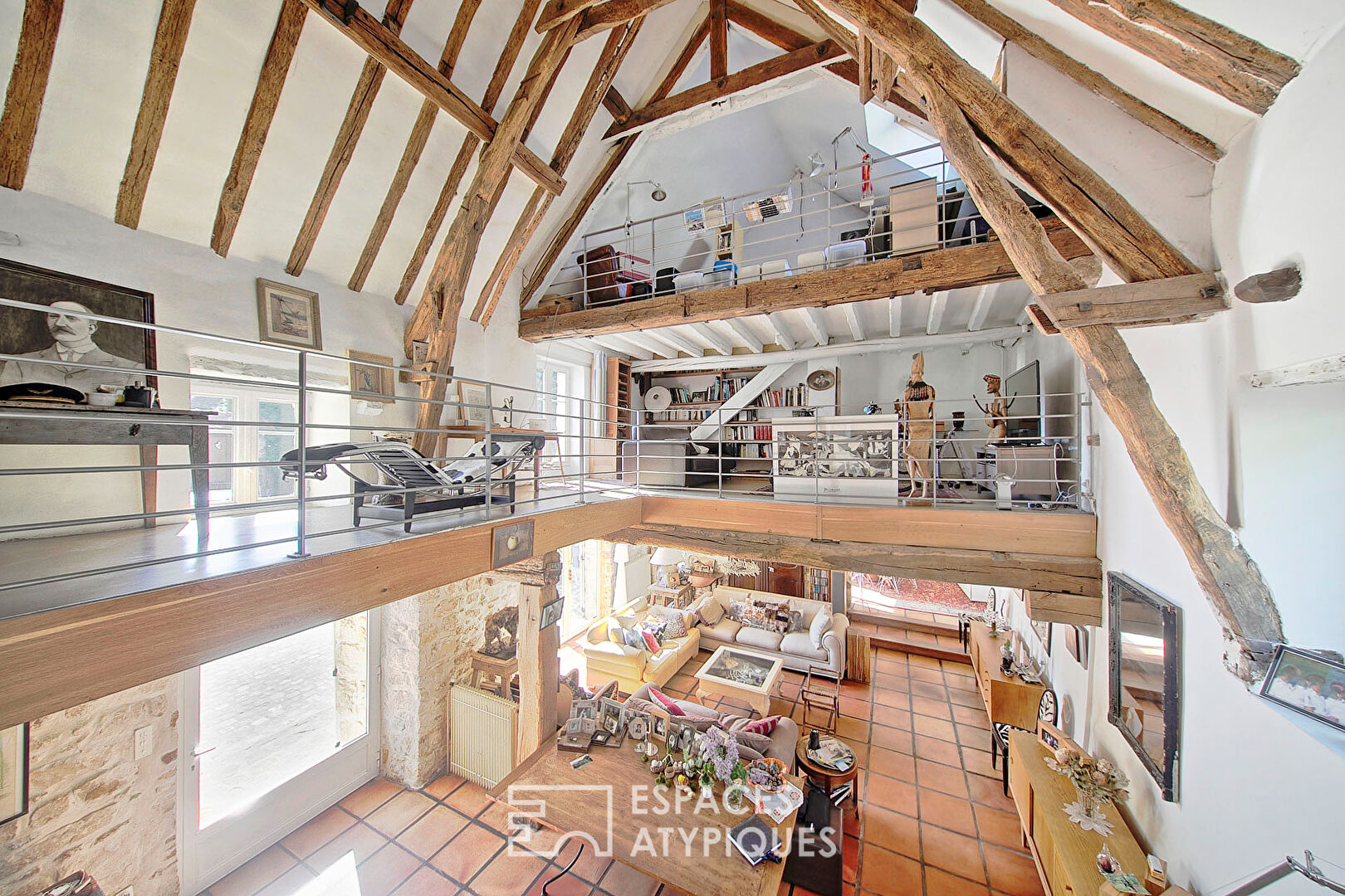 Charming renovated house with stream and garden