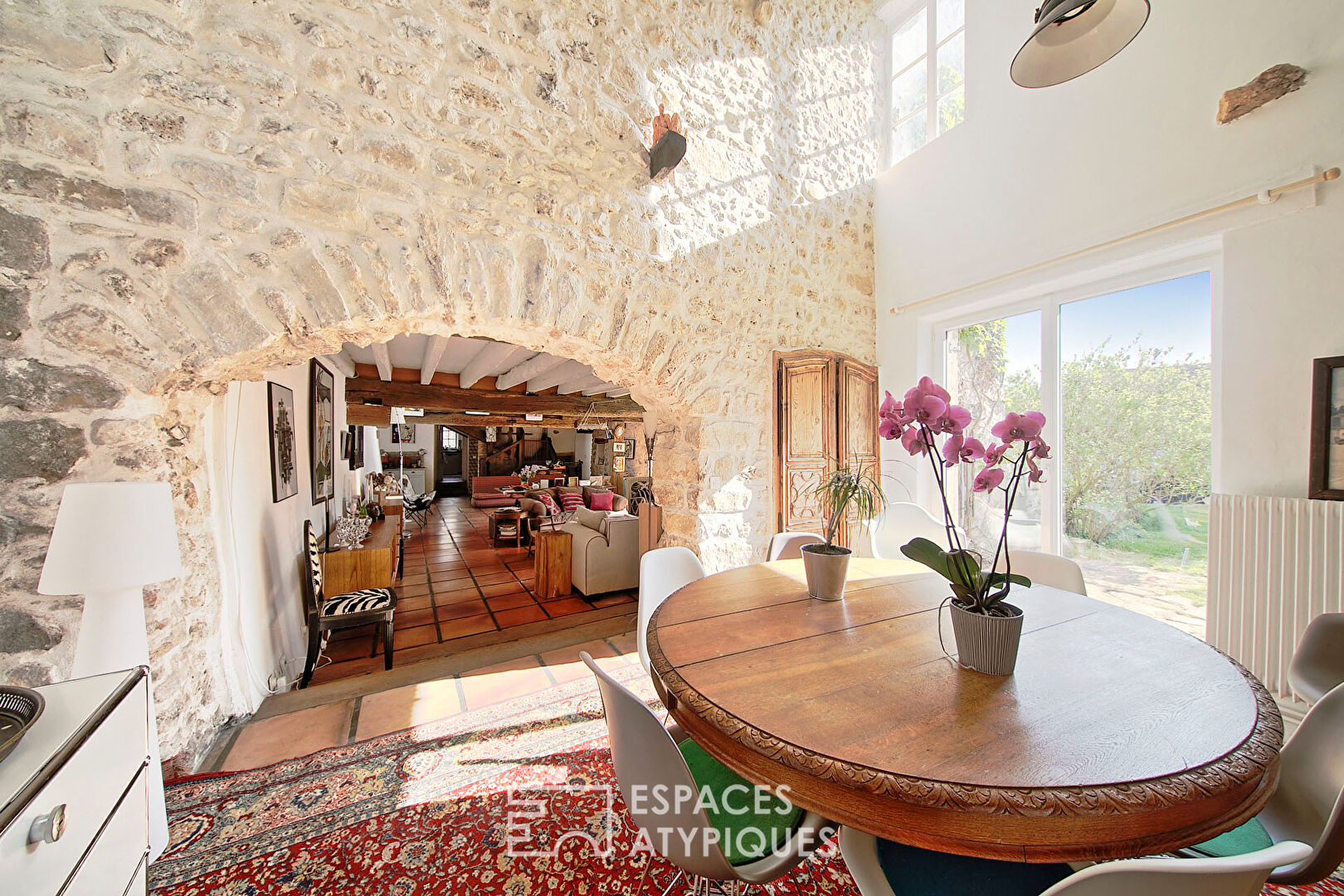 Charming renovated house with stream and garden