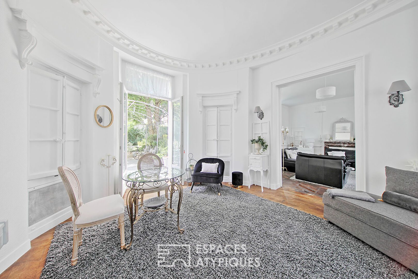 Appartement à l’esprit haussmannien avec jardin en centre-ville