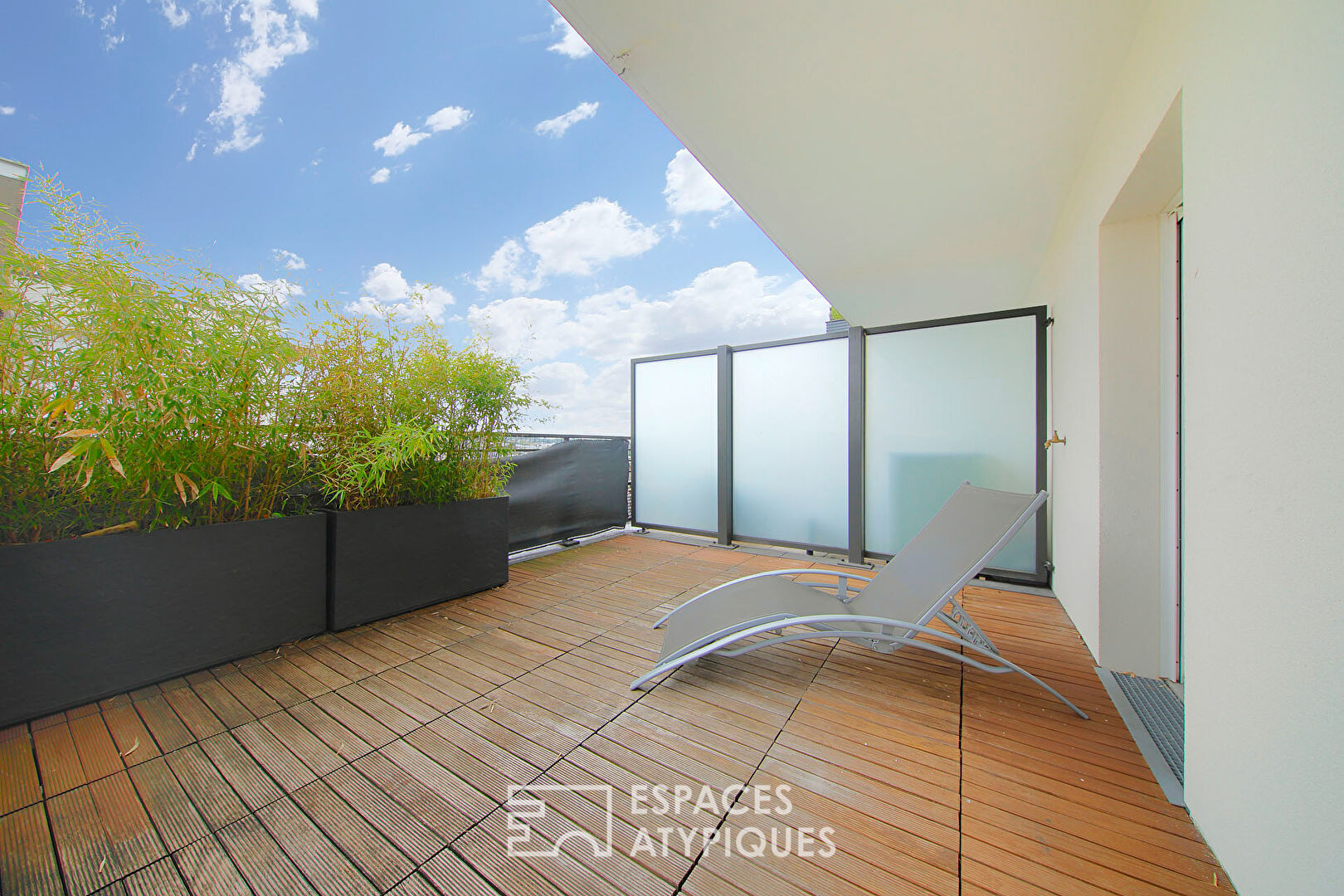 Modern apartment with terrace
