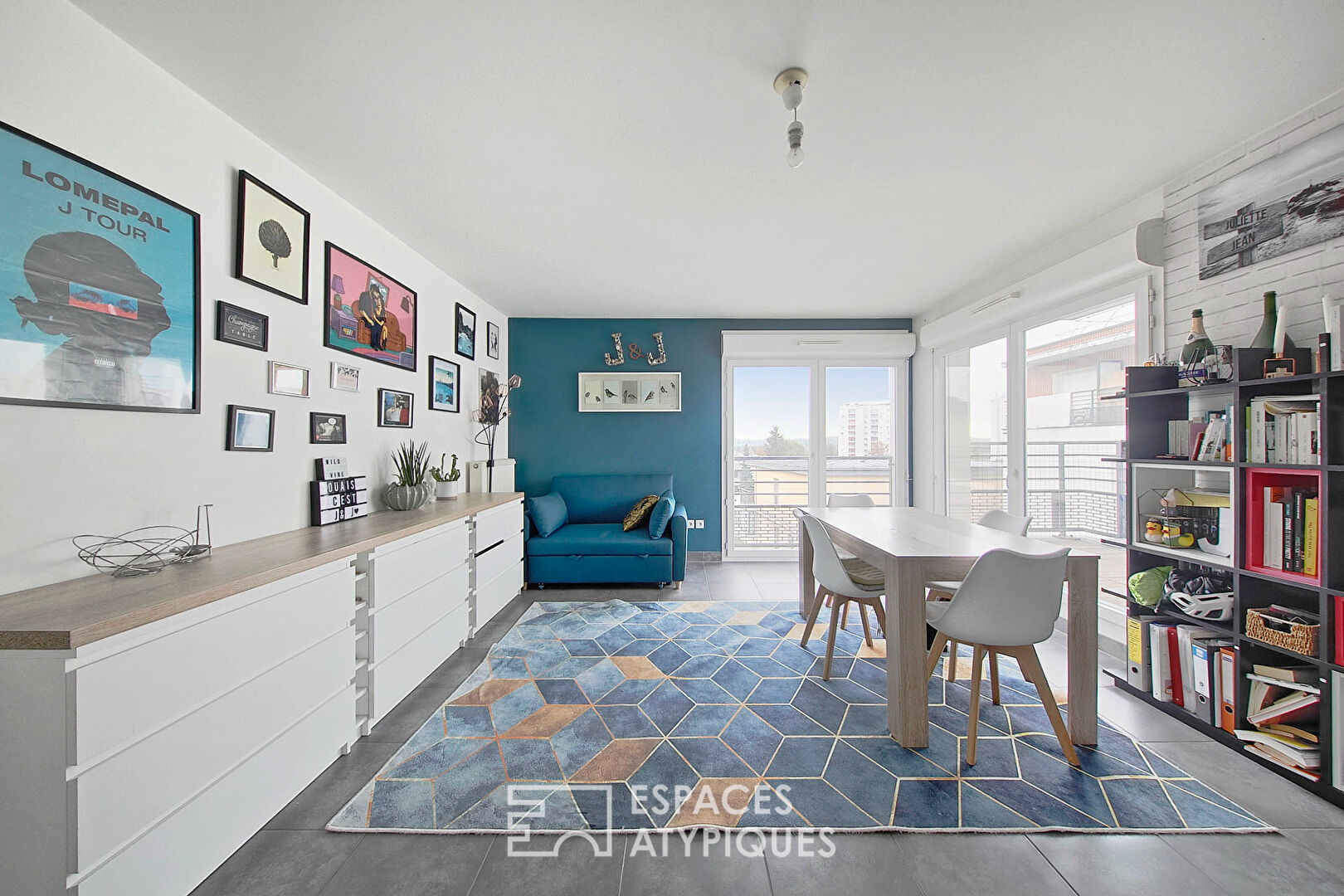 Modern apartment with terrace