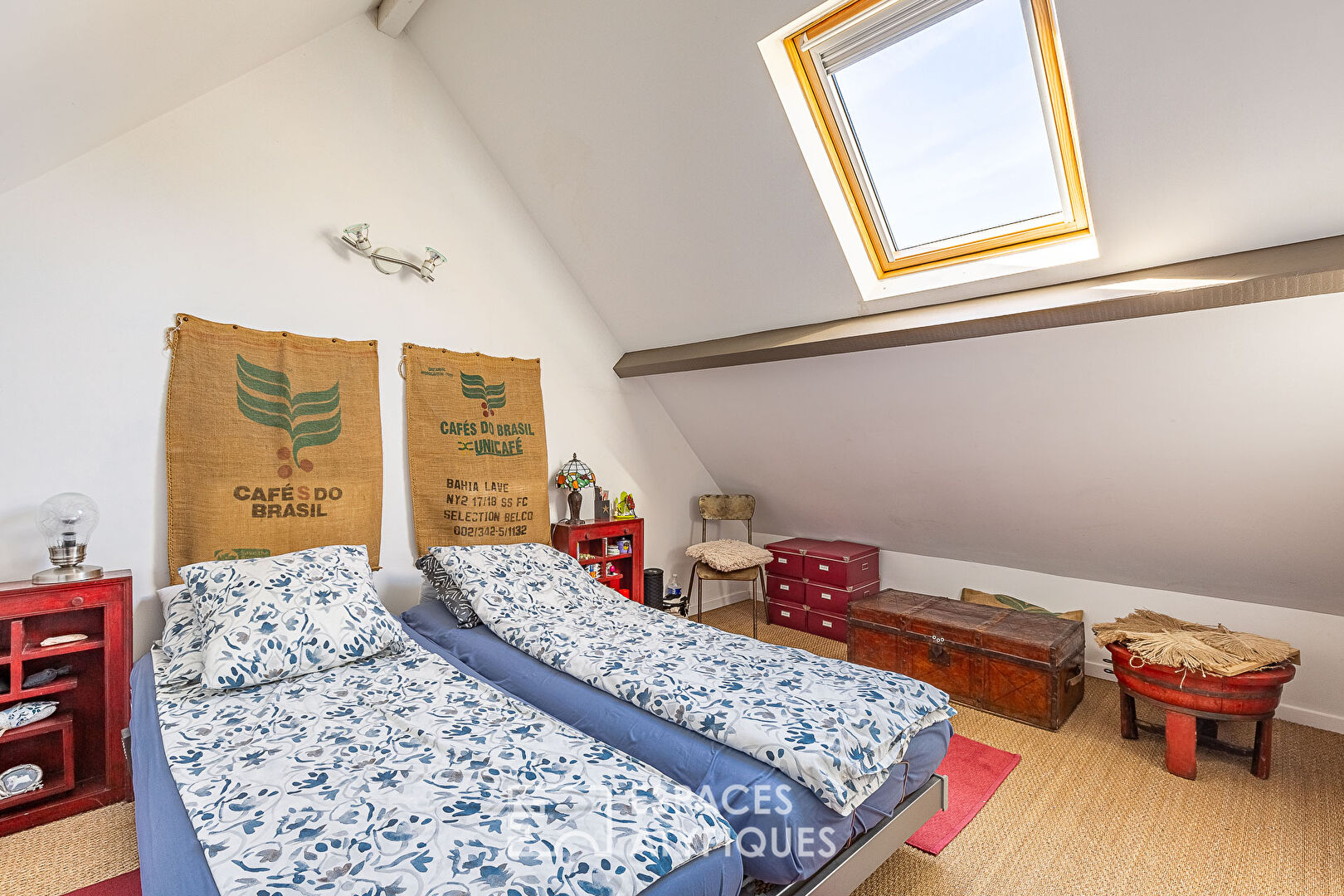 Loft style house with garden