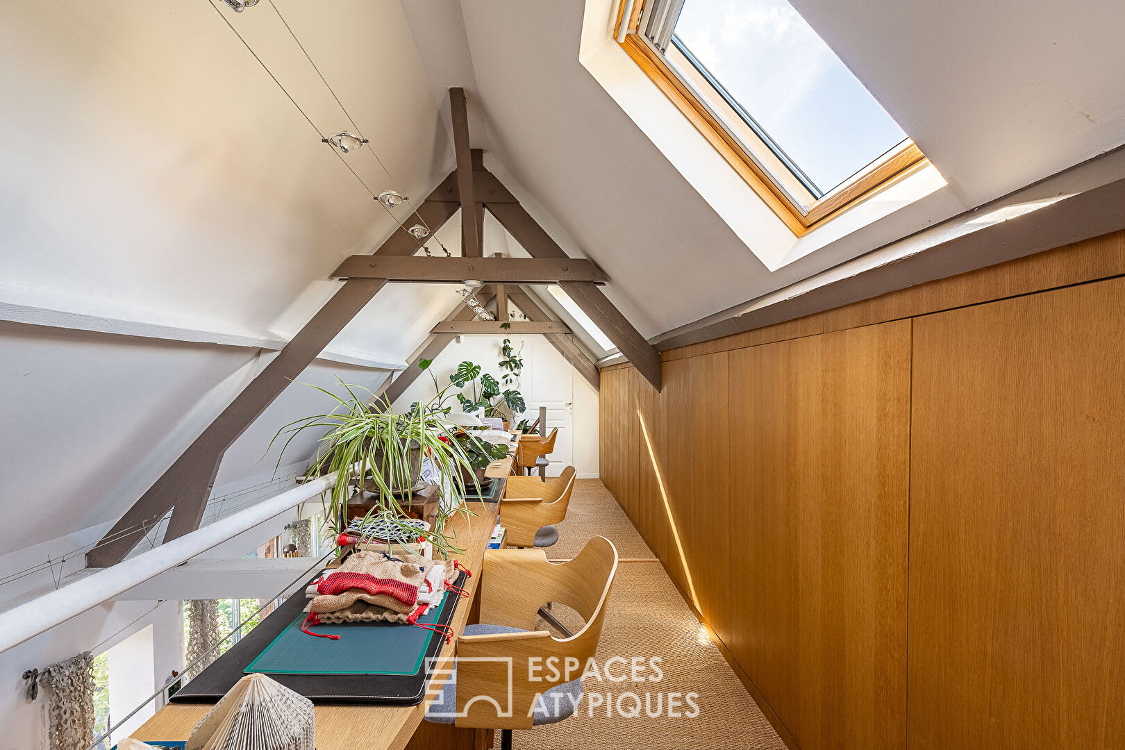 Loft style house with garden