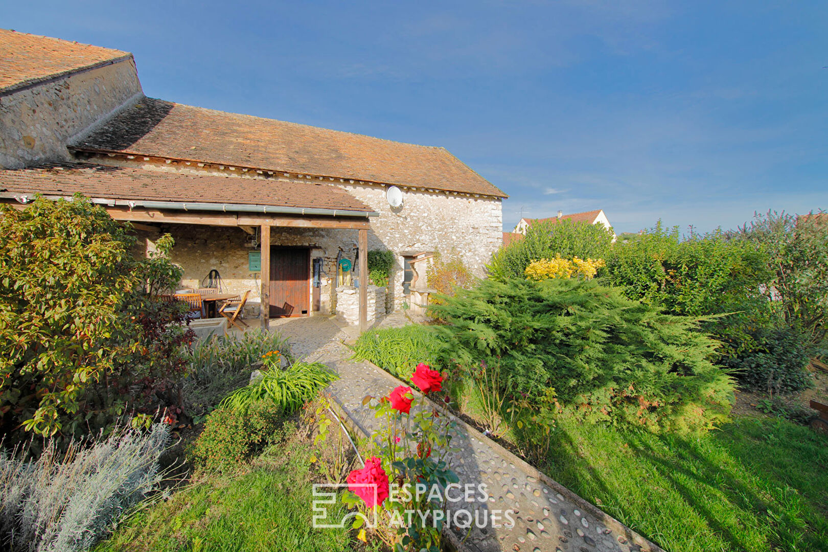 Charming farmhouse with outbuildings and garden