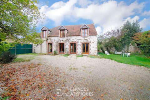 Maison de village avec  grange et jardin