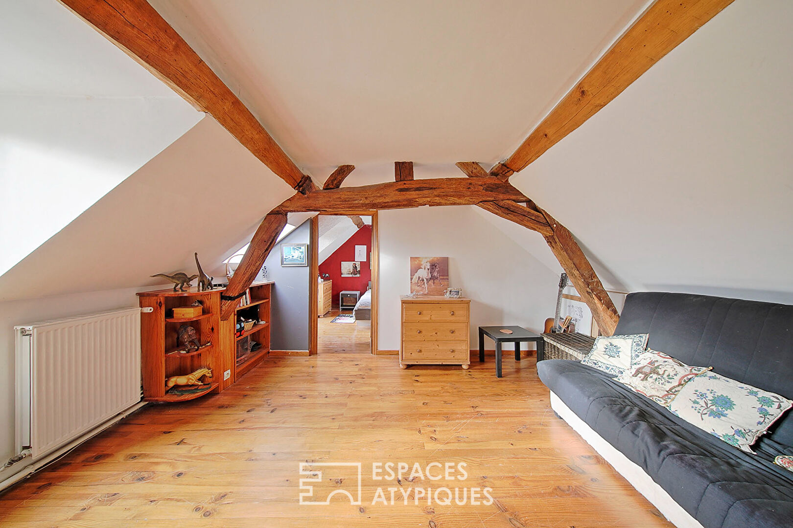 Maison de village avec  grange et jardin