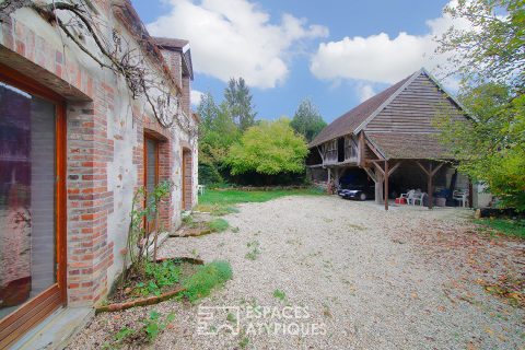 Maison de village avec  grange et jardin
