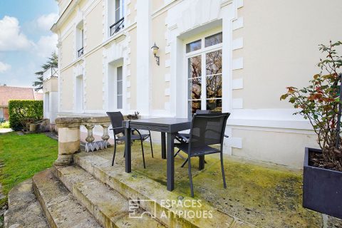 Charming apartment with terrace in a castle