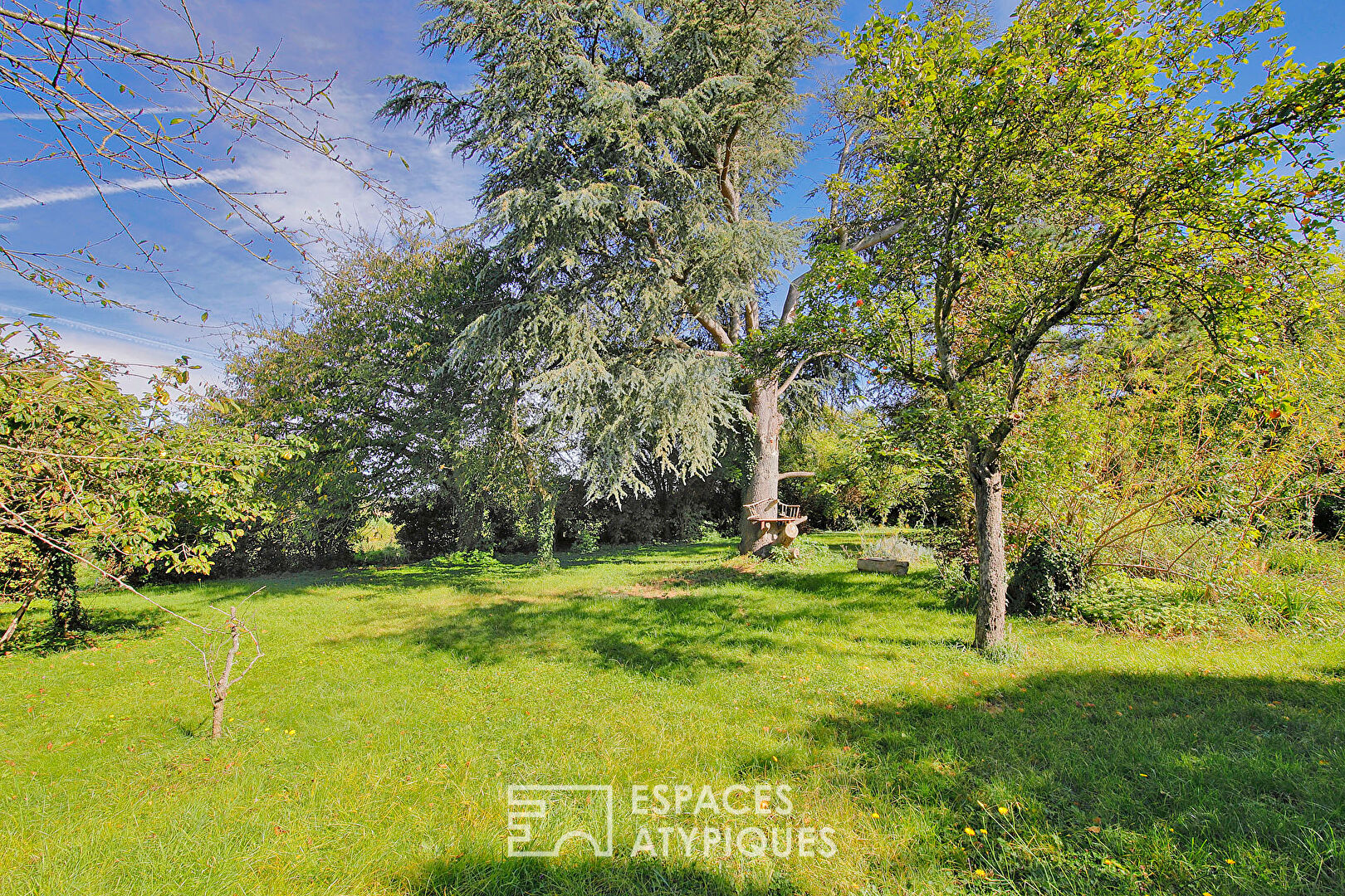 Beautiful character house with barn and large wooded garden