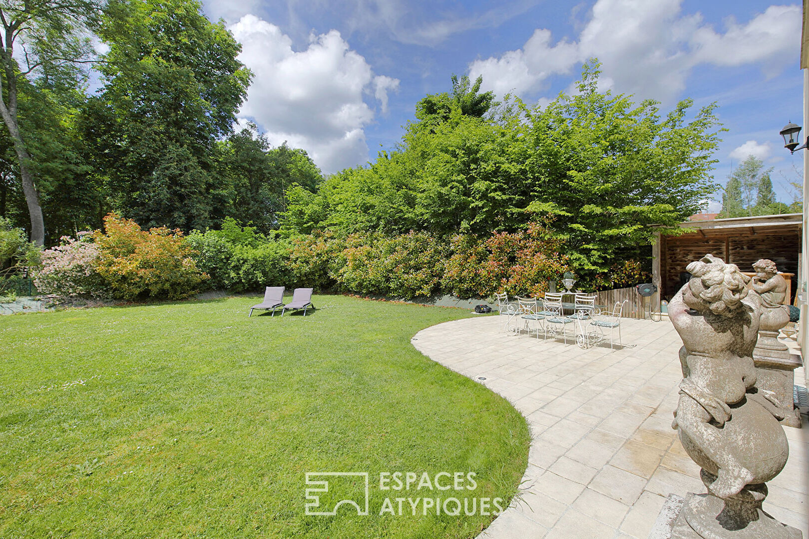 Maison contemporaine et familiale avec jardin