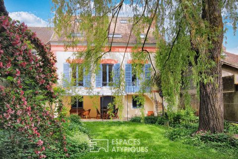 Maison de ville bourgeoise avec jardin