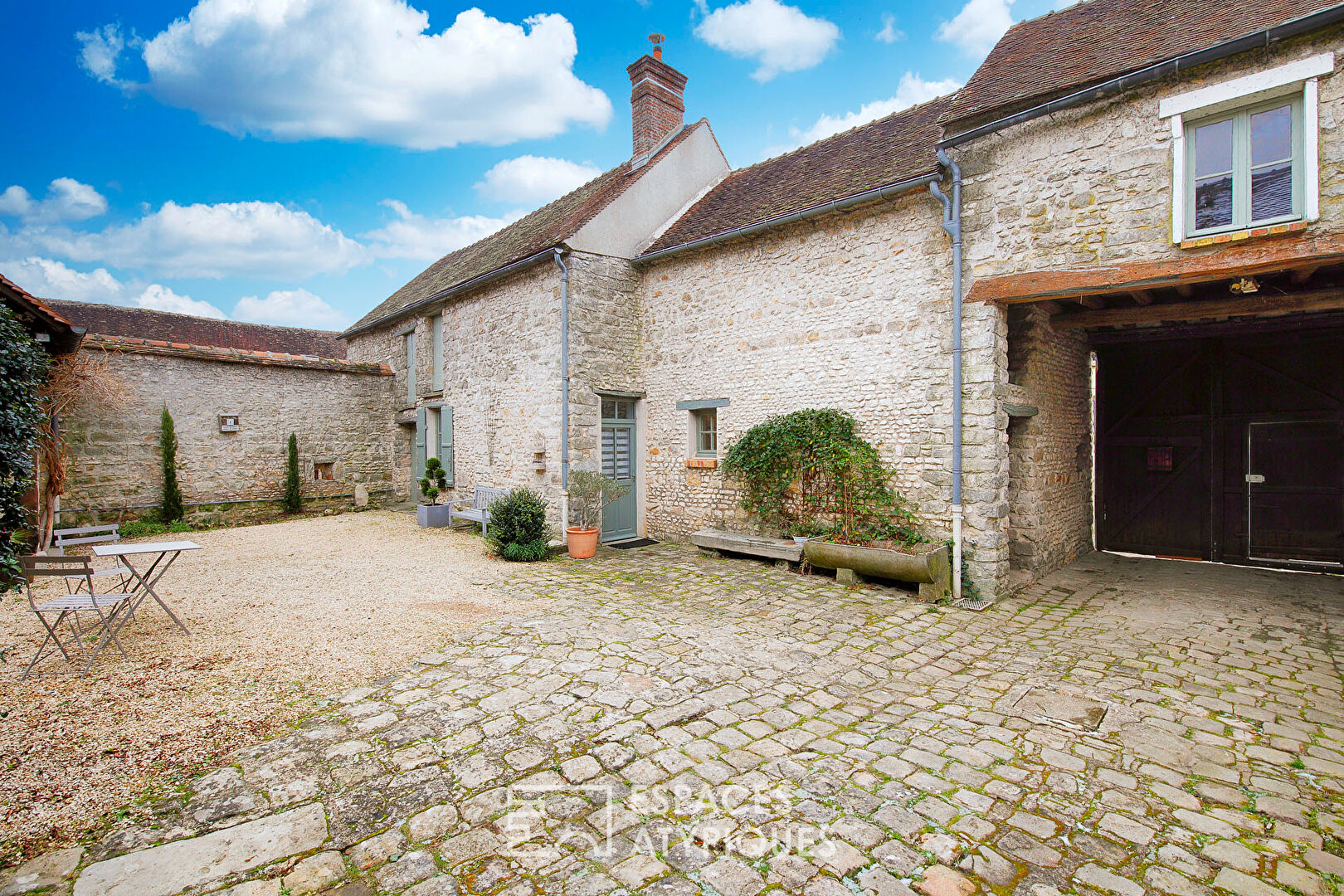 Charming farmhouse with outbuildings and garden