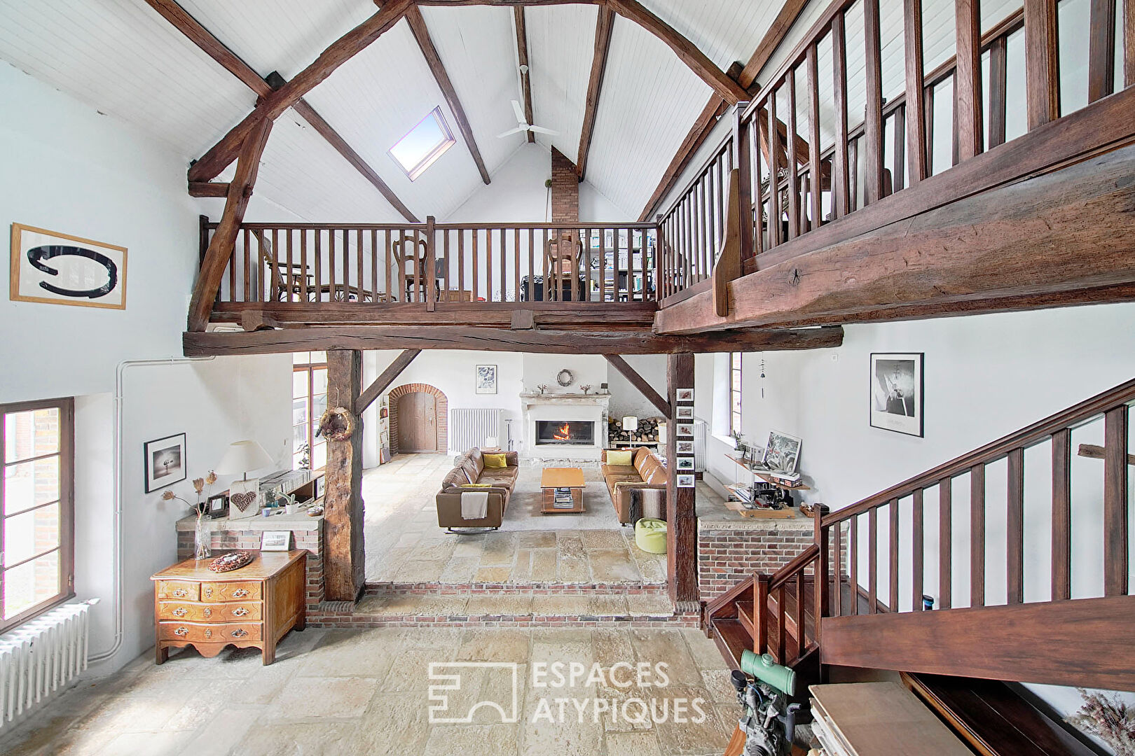 Former 19th century cider mill rehabilitated and outbuilding