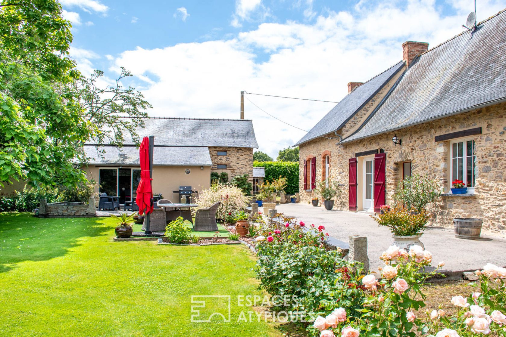 Longère de charme et son parc paysagé