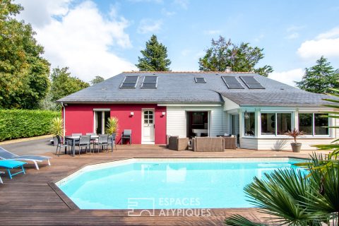 Maison familiale avec piscine et son annexe