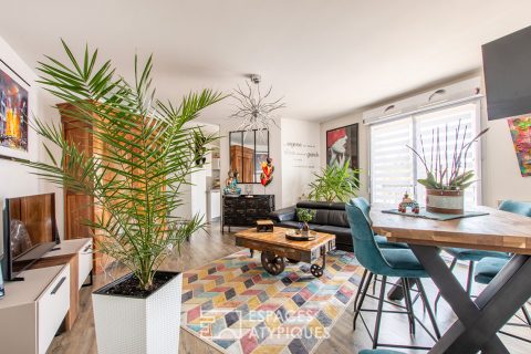 Appartement rénové avec extérieur