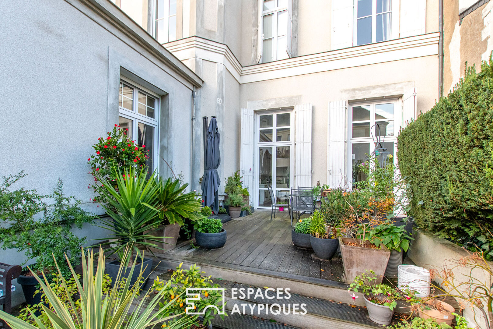 Magnifique haussmannien en centre-ville avec terrasse