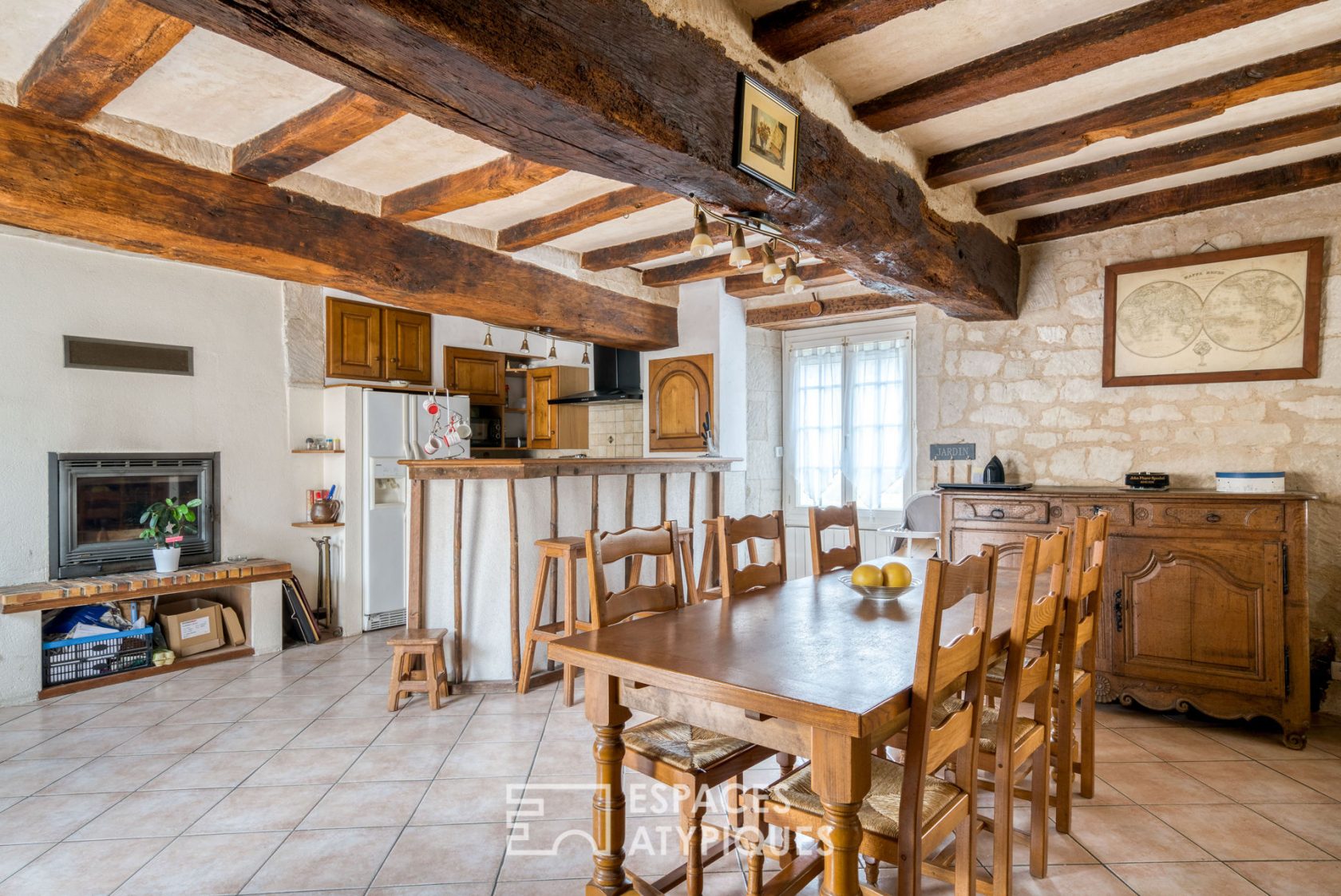 Ancienne boucherie réhabilitée en maison d’habitation