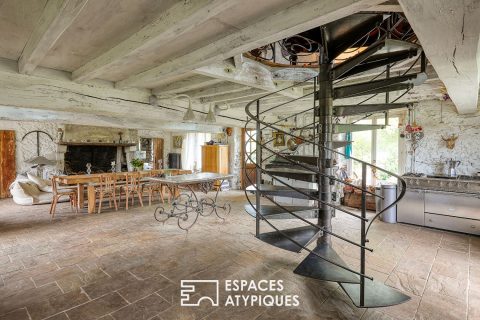 Charme authentique et grands volumes en bord de Loire