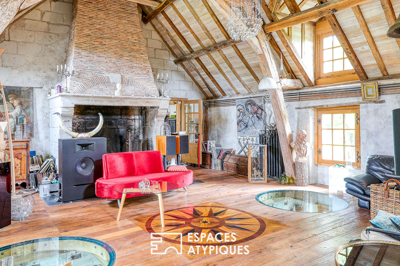 Charme authentique et grands volumes en bord de Loire