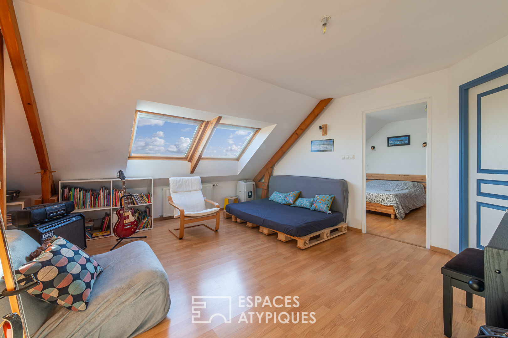 Maison contemporaine avec vue panoramique sur la vallée de la Loire