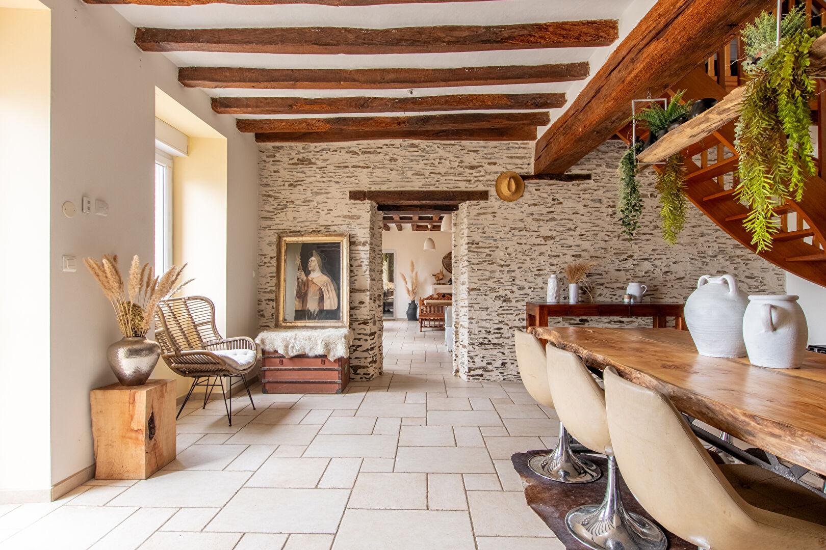 Belle propriété campagnarde avec trois habitations