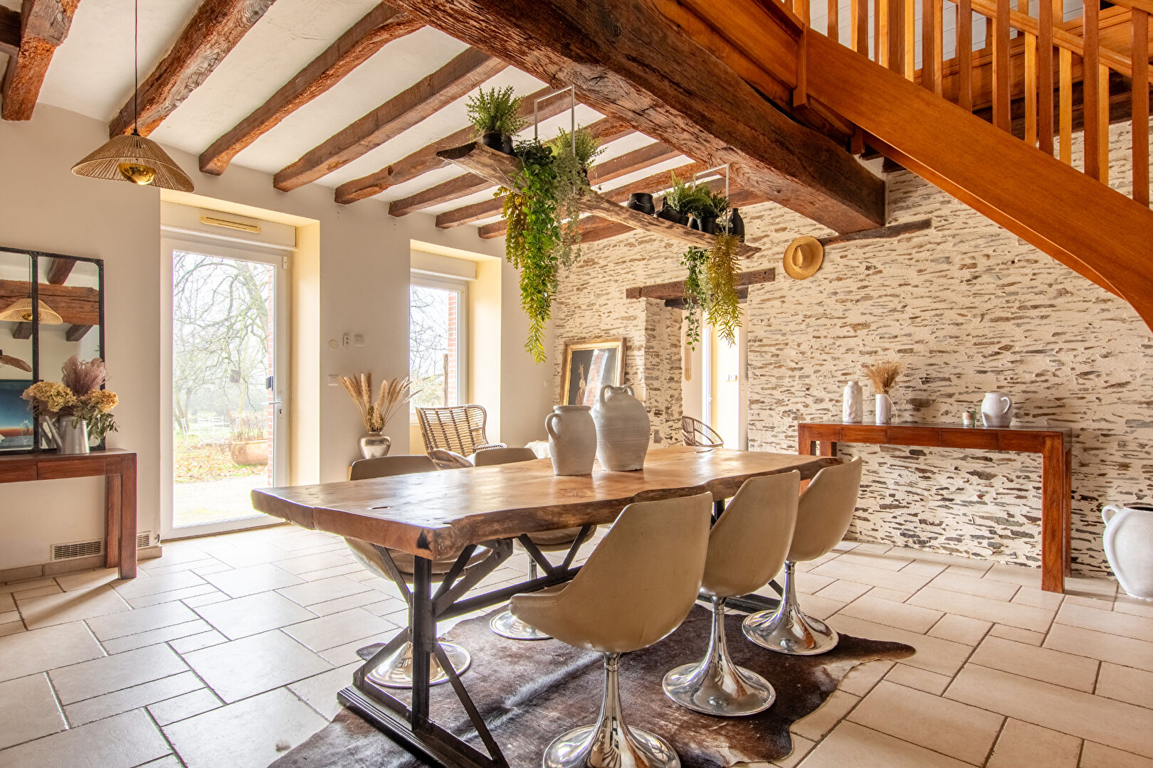 Belle propriété campagnarde avec trois habitations