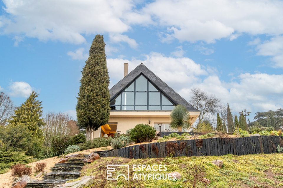 Maison d'architecte à la vue imprenable