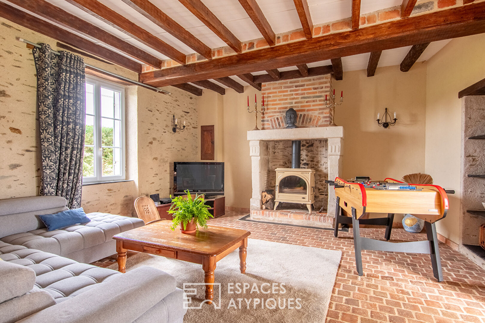 Maison de campagne dans un cadre bucolique