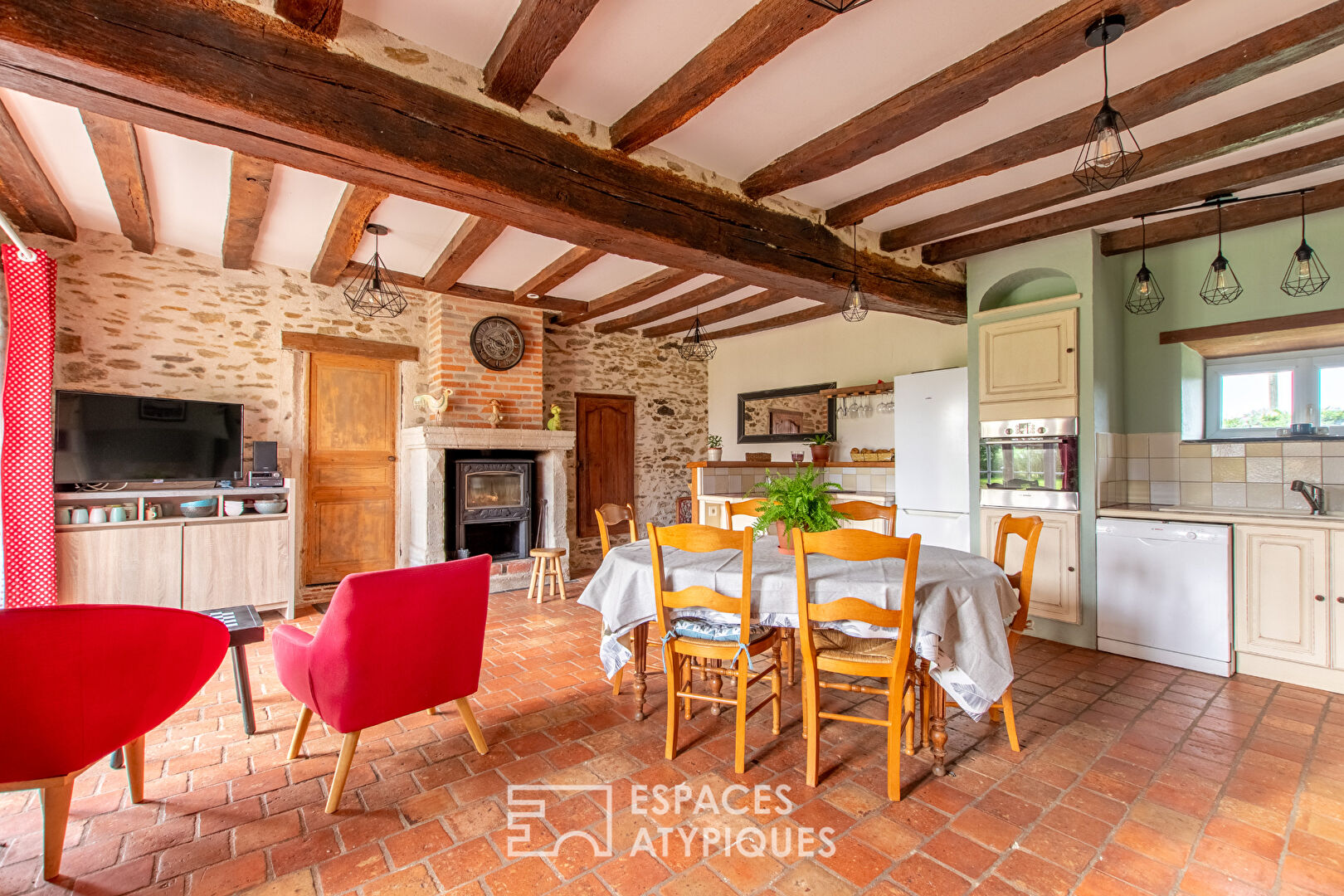 Maison de campagne dans un cadre bucolique