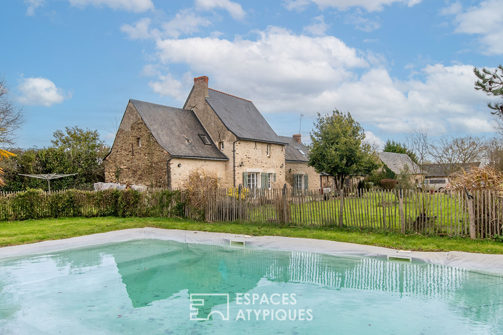 Maison de campagne dans un cadre bucolique