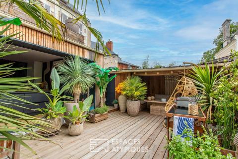 Le charme d&rsquo;un appartement loft dans une demeure du XIXe siècle