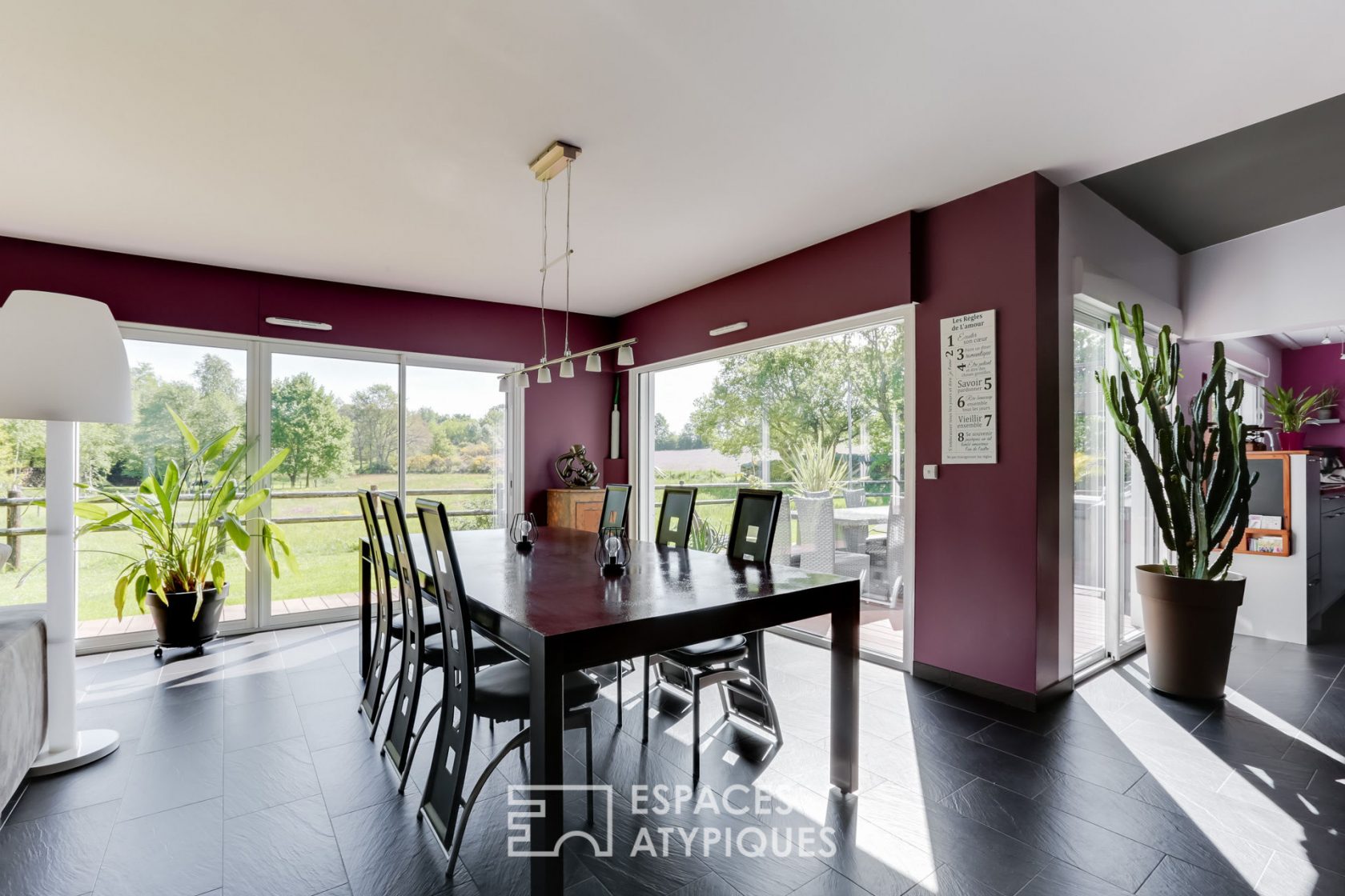 Maison d’architecte dans un écrin de verdure