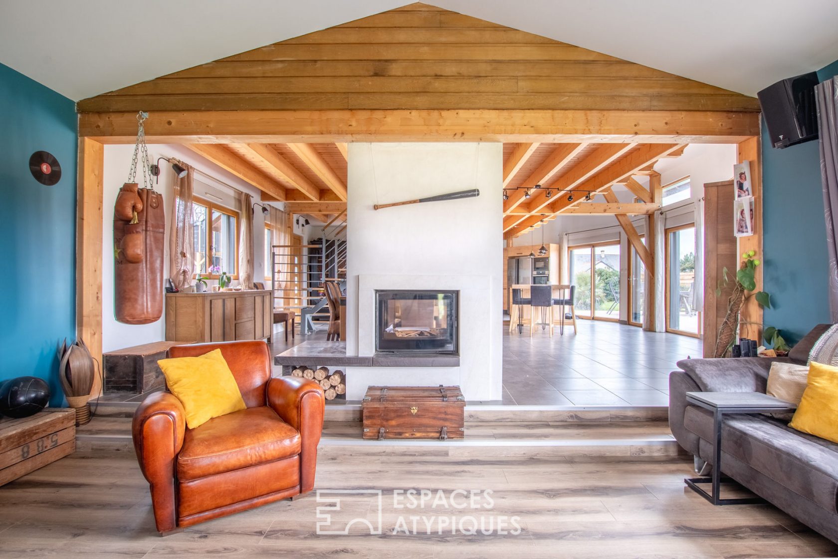 La Chaleureuse – contemporaine familiale à ossature bois