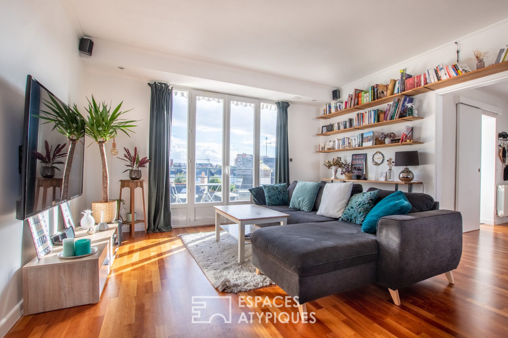 Appartement rénové : entre confort et luminosité