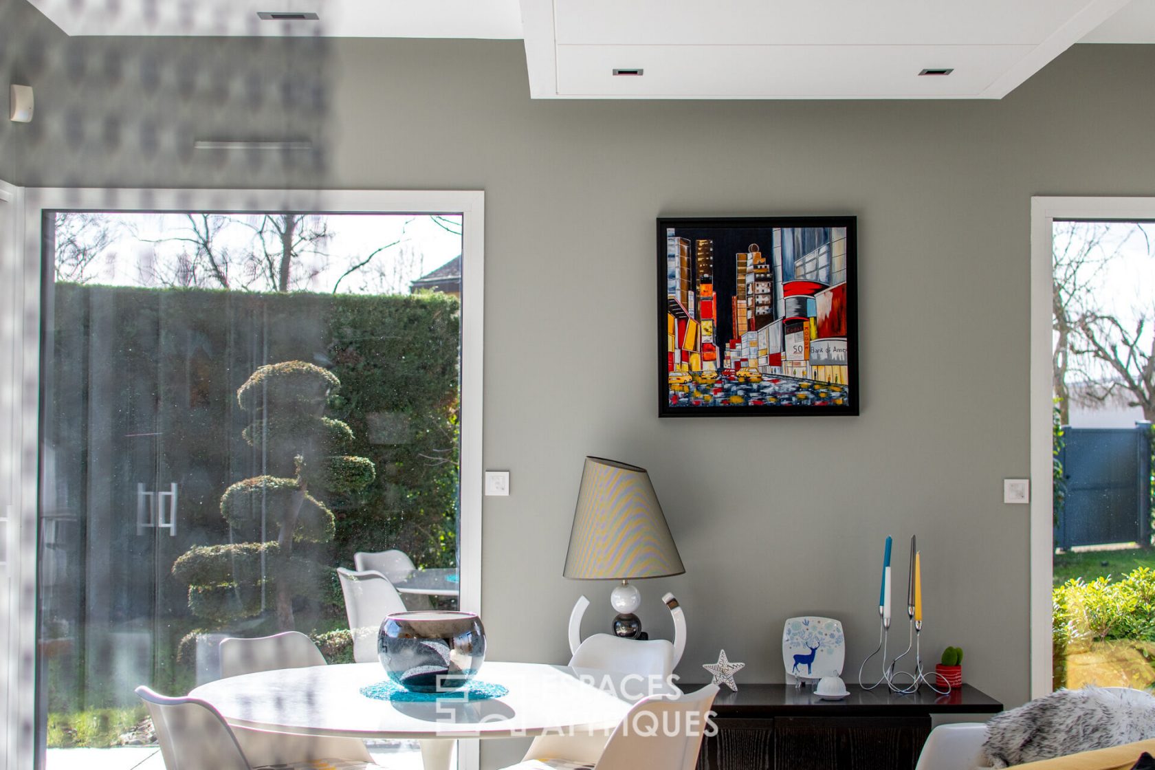 Maison familiale à l’aménagement contemporain