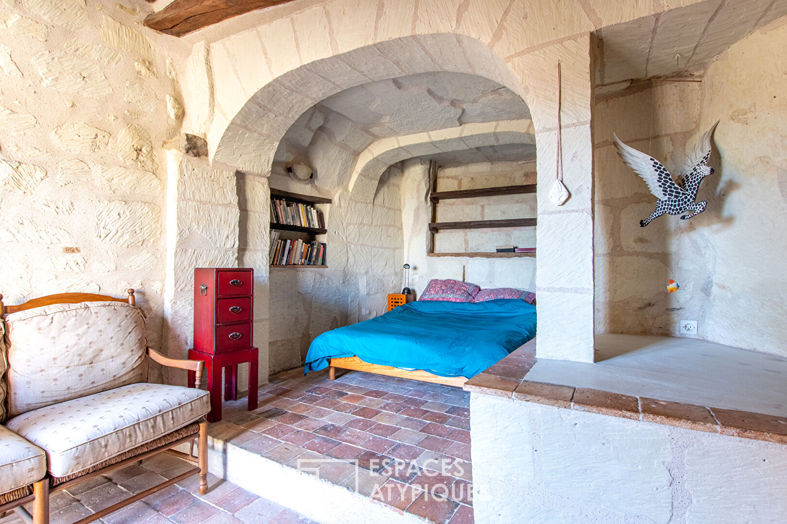Maison semi-troglodyte à la vue exceptionnelle