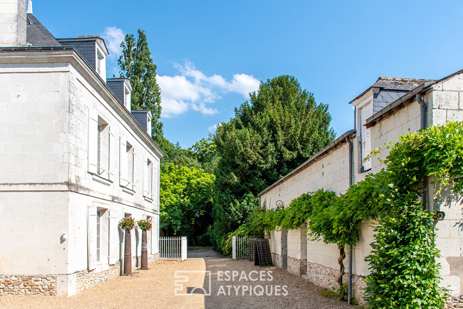 18th-19th century manor house in a bucolic setting