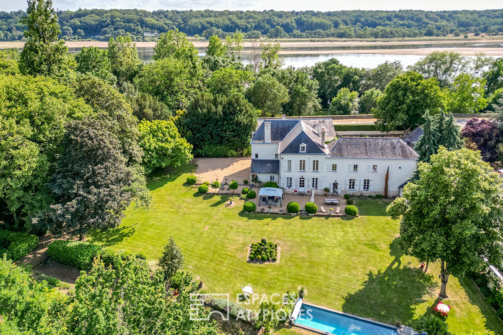 18th-19th century manor house in a bucolic setting