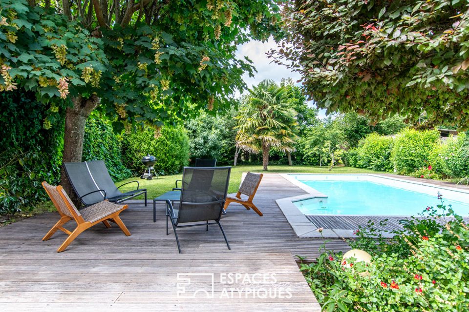 Charamnte maison avec piscine en bord de Loire