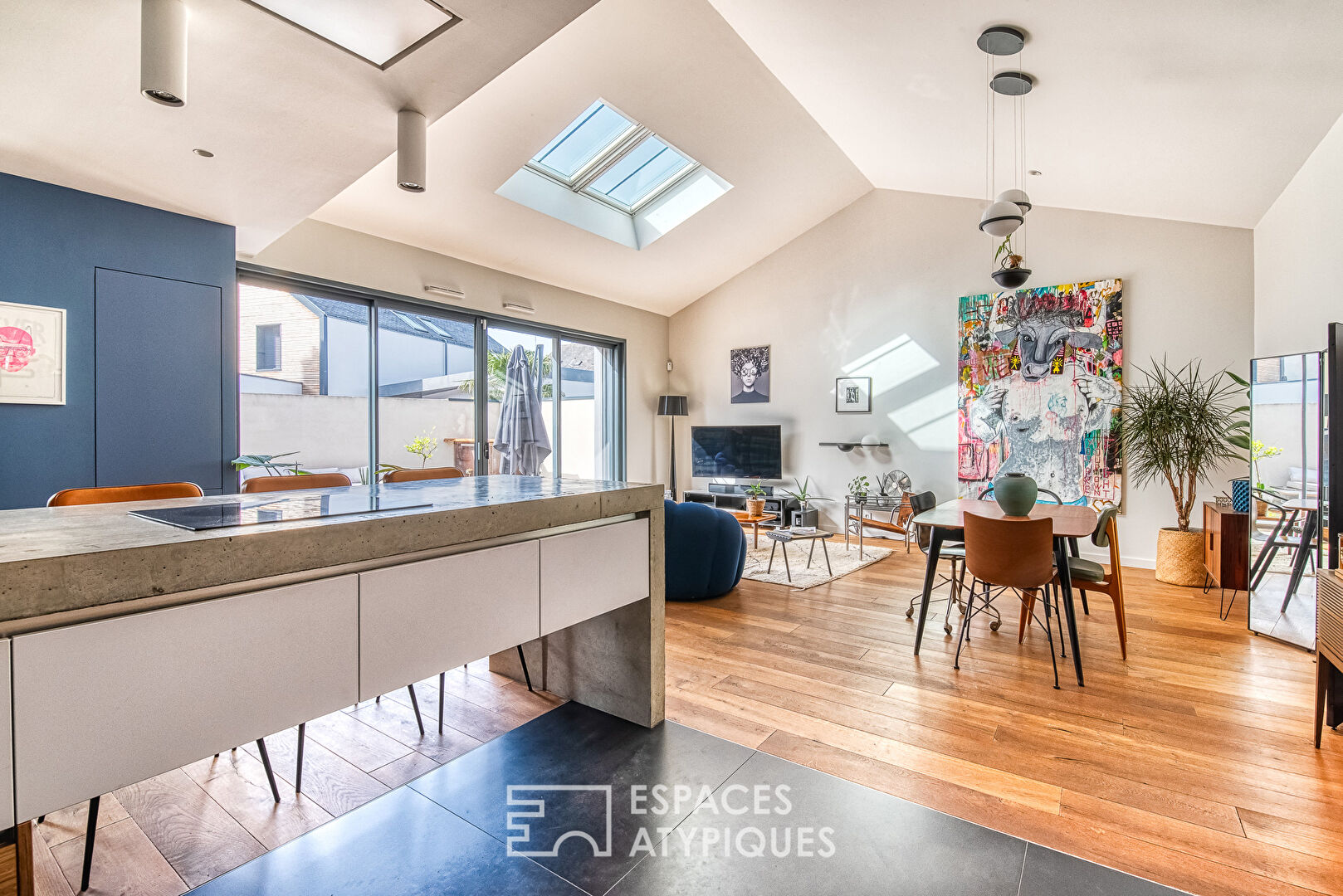 Maison contemporaine à l’esprit loft