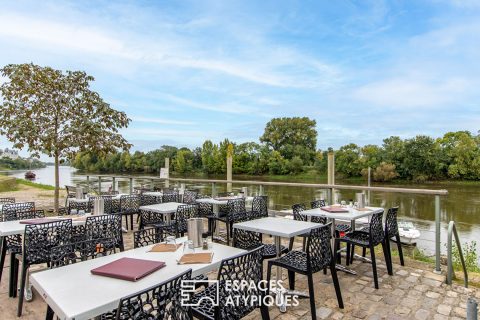 Restaurant avec vue imprenable sur la Loire