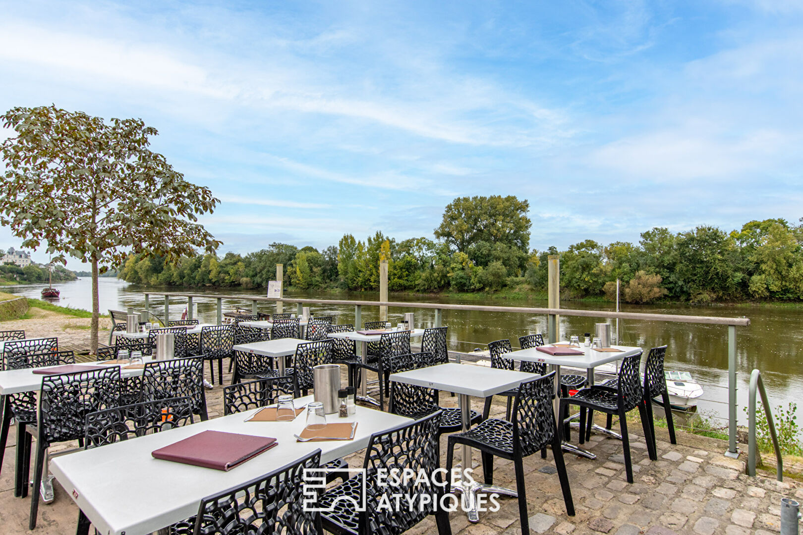 Restaurant avec vue imprenable sur la Loire