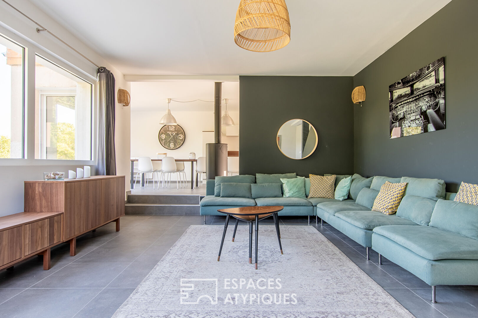 Maison d’architecte dans son écrin de verdure